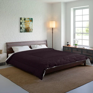 Abstract Pattern Comforter – Chocolate Brown - Dipaliz - Quilts & Comforters