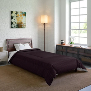 Abstract Pattern Comforter – Chocolate Brown - Dipaliz - Quilts & Comforters