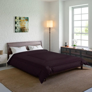 Abstract Pattern Comforter – Chocolate Brown - Dipaliz - Quilts & Comforters