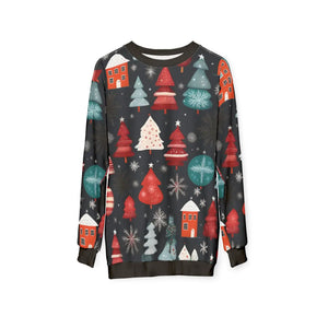 Custom Cut Unisex Sweatshirt - Christmas Decorations - Dipaliz - Sweatshirts