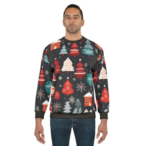 Custom Cut Unisex Sweatshirt - Christmas Decorations - Dipaliz - Sweatshirts