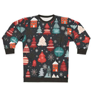 Custom Cut Unisex Sweatshirt - Christmas Decorations - Dipaliz - Sweatshirts