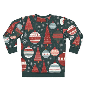Bold Christmas Unisex Sweatshirt - Festive All Over Print - Dipaliz - Sweatshirts