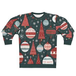 Bold Christmas Unisex Sweatshirt - Festive All Over Print - Dipaliz - Sweatshirts