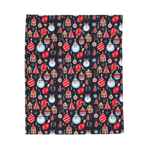 Velveteen Plush Blanket – Christmas Decorations - Dipaliz - Blankets