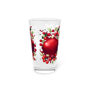 Festive Christmas Pint Glass - Eco-friendly Ornament - Dipaliz - Beer Glasses