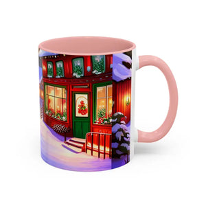 Mug - Accent Coffee - Christmas Winter 11oz Two-tone - Dipaliz