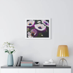 Anemone Flowers Gallery Canvas Wraps Framed Horizontal Poster Dipaliz - Posters Prints & Visual Artwork