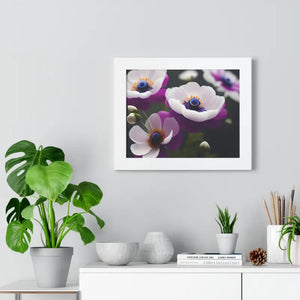 Anemone Flowers Gallery Canvas Wraps Framed Horizontal Poster Dipaliz - Posters Prints & Visual Artwork