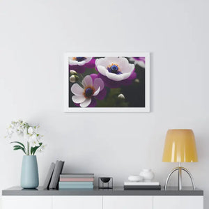 Anemone Flowers Gallery Canvas Wraps Framed Horizontal Poster Dipaliz - Posters Prints & Visual Artwork