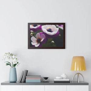 Anemone Flowers Gallery Canvas Wraps Framed Horizontal Poster Dipaliz - Posters Prints & Visual Artwork