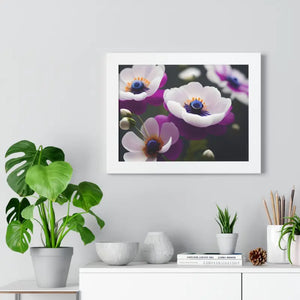Anemone Flowers Gallery Canvas Wraps Framed Horizontal Poster Dipaliz - Posters Prints & Visual Artwork