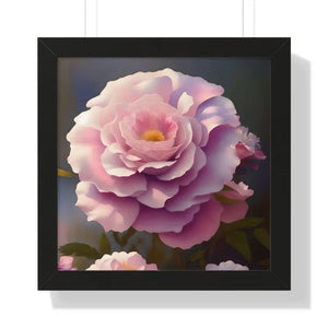 Rose Flowers Gallery Canvas Wraps Framed Horizontal Poster - Dipaliz - 16″ x / Black - Posters Prints & Visual Artwork