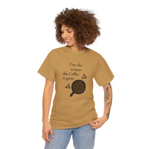 Coffee Tee - I’m the Reason is Gone Cotton Shirt - Dipaliz - T-shirts