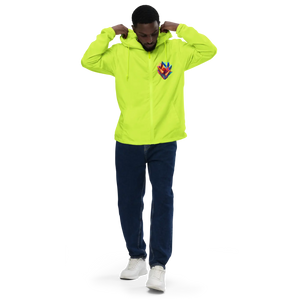 Geometric Pattern Zip Jacket Water Resistant - Dipaliz - Windbreakers
