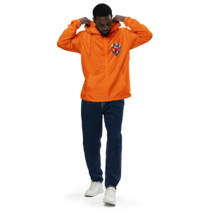 Geometric Pattern Zip Jacket Water Resistant - Dipaliz - Windbreakers