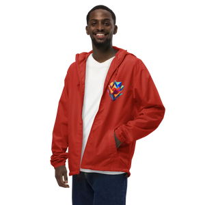 Geometric Pattern Zip Jacket Water Resistant - Dipaliz - Windbreakers