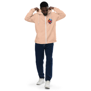 Geometric Pattern Zip Jacket Water Resistant - Dipaliz - Windbreakers
