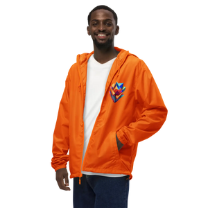 Geometric Pattern Zip Jacket Water Resistant - Dipaliz - Windbreakers