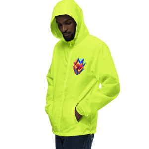 Geometric Pattern Zip Jacket Water Resistant - Dipaliz - Windbreakers