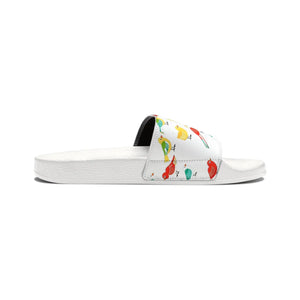 Colorful Birds Youth Slide Sandals - Summer Adventure Footwear - Dipaliz - Kid’s