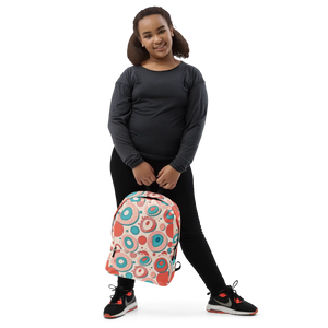 Vibrant Backpack - Colorful Circles Water Resistant - Dipaliz - Backpacks