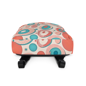 Vibrant Backpack - Colorful Circles Water Resistant - Dipaliz - Backpacks