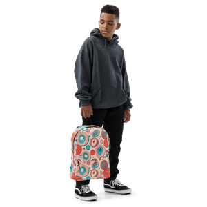 Vibrant Backpack - Colorful Circles Water Resistant - Dipaliz - Backpacks