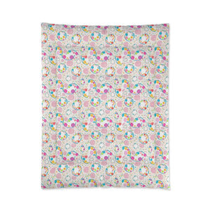 Colorful Circles Comforter – Polyester Bedding - Dipaliz - Quilts & Comforters
