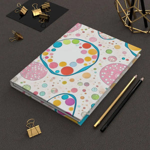 Hardcover Journal Colorful Circles Matte Finish Dipaliz - Journals
