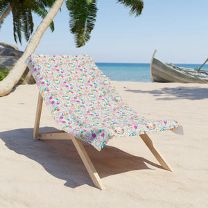 Beach Towel – Colorful Circles Pattern - Dipaliz - Towels