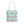 Colorful Circular Pattern Cyan Print Tote Bag - Dipaliz - 18’’ × / White - Bags