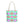 Colorful Circular Pattern Cyan Print Tote Bag - Dipaliz - 18’’ × / Beige - Bags