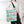 Colorful Circular Pattern Cyan Print Tote Bag - Dipaliz - Bags