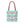 Colorful Circular Pattern Cyan Print Tote Bag - Dipaliz - Bags