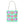 Colorful Circular Pattern Cyan Print Tote Bag - Dipaliz - Bags