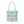 Colorful Circular Pattern Cyan Print Tote Bag - Dipaliz - Bags