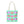 Colorful Circular Pattern Cyan Print Tote Bag - Dipaliz - Bags