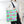 Colorful Circular Pattern Cyan Print Tote Bag - Dipaliz - Bags