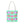 Colorful Circular Pattern Cyan Print Tote Bag - Dipaliz - Bags
