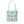 Colorful Circular Pattern Cyan Print Tote Bag - Dipaliz - Bags