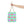 Colorful Circular Pattern Cyan Print Tote Bag - Dipaliz - Bags