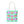 Colorful Circular Pattern Cyan Print Tote Bag - Dipaliz - Bags