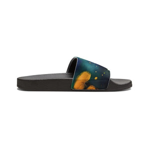 Youth Slide Sandals - Colorful Dandelions Summer - Dipaliz
