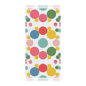 Boho Beach Cloth – Colorful Dots Large Soft - Dipaliz - Blankets