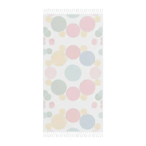 Boho Beach Cloth Colorful Dots Vibrant Blanket - Dipaliz - 38’’ × 81’’ / Polyester - Blankets