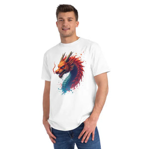 Colorful Dragon Classic t Shirt Bold Cotton Tee - Dipaliz - T-shirts