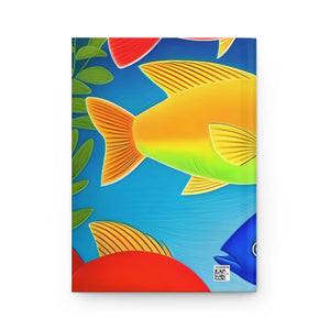 Chic Hardcover Journal Matte - Colorful Fishes - Dipaliz - Journals