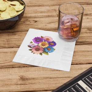 White Coined Napkins – Eco-friendly Paper - Dipaliz