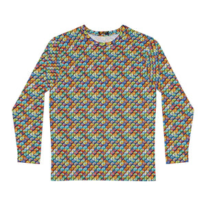 Bold Long Sleeve Aop - Colorful Geometric Pattern - Dipaliz - T-shirts